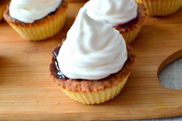 Calorie baskets with protein cream