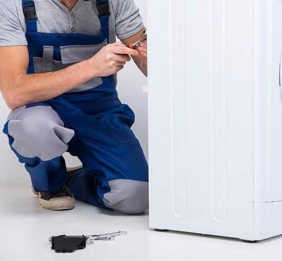 connecting the washing machine to the water supply