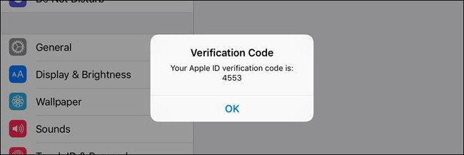 куда нужно ввести код проверки apple id