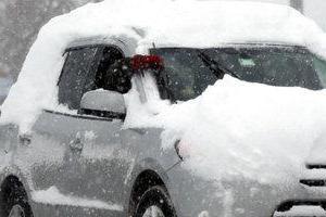 warming up the car in the cold