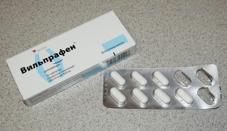 вильпрафен джозамицин 500 мг