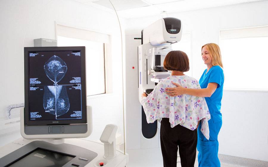 результаты маммография молочной железы