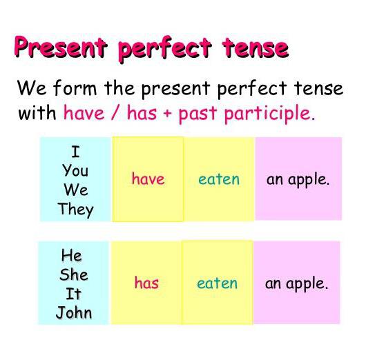 Present perfect continuous tense