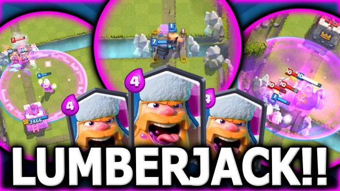 clash royale lumberjack deck