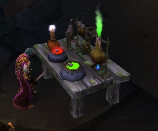 Recipes of alchemy in "wow"