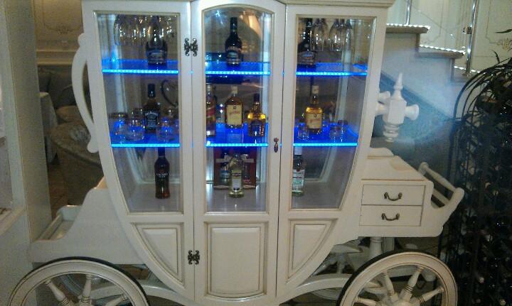 carriage bar in a restaurant