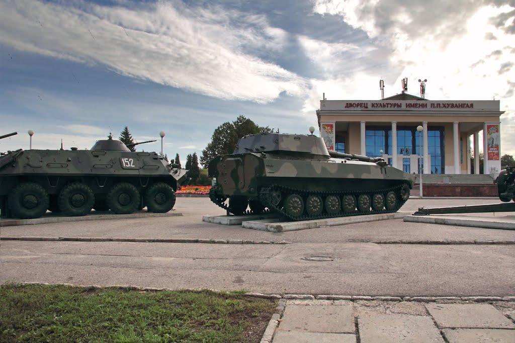 Tanks in the park