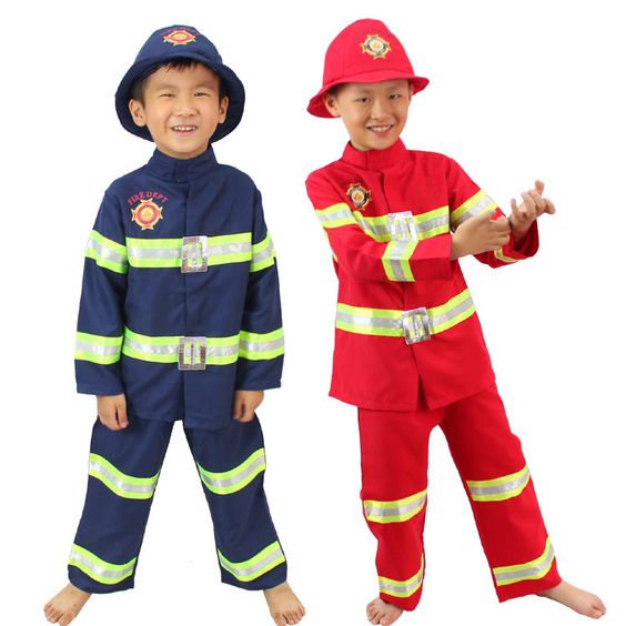детский костюм пожарного
