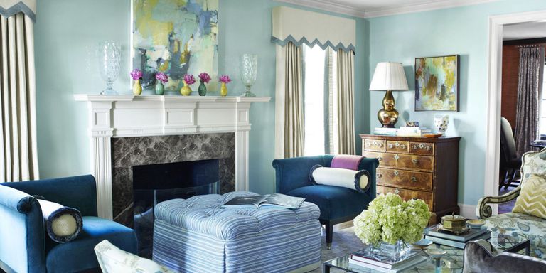 Цвет стен в гостиной - особенности выбора, лучшие сочетания и отзывы
