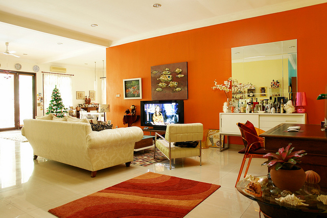 Цвет стен в гостиной - особенности выбора, лучшие сочетания и отзывы