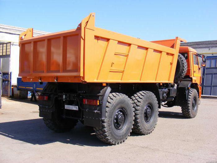 KAMAZ 65222 dump truck technical specifications