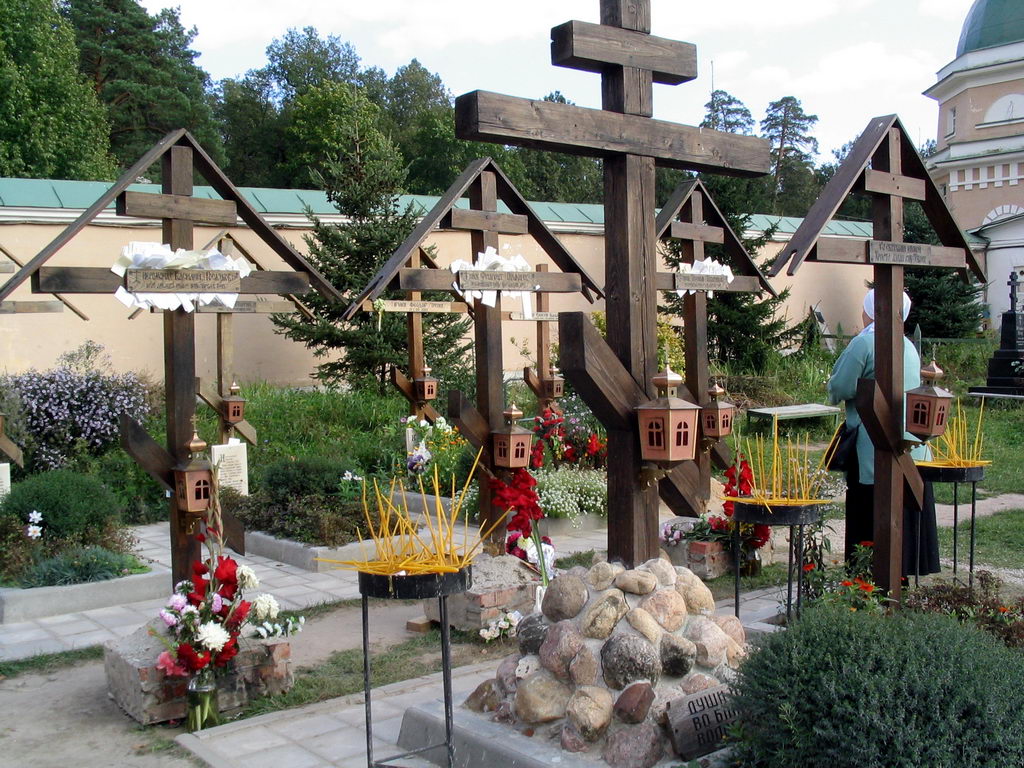 Graves of three monks