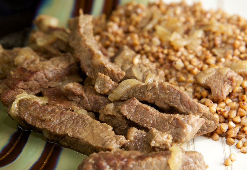 Buckwheat with meat