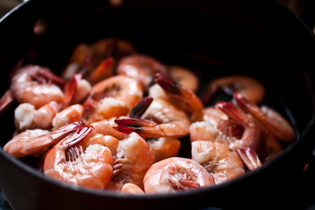 Delicious shrimp salad