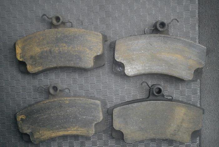 rear brake pads vaz 2114