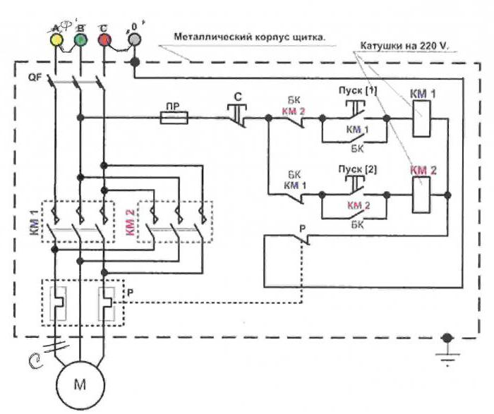 Lukisan Skematik 3 Fasa - Komponen Elektronik Jaringan Listrik Sirkuit