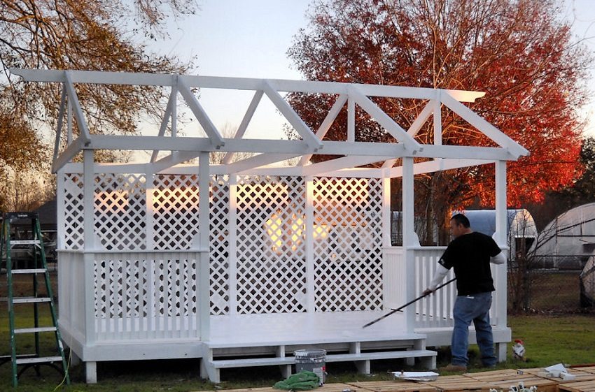 Simple do-it-yourself gazebo