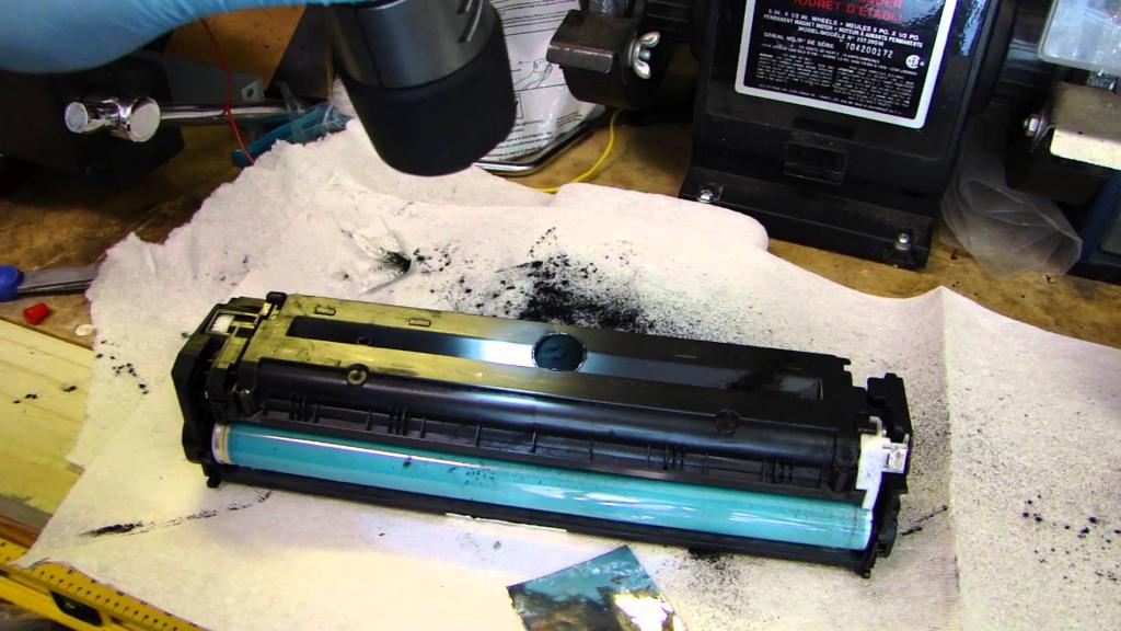 Заправка картриджа лазерного принтера