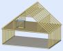 Двухскатная крыша с мансардой: проект, расчет денежных средств, идеи дизайна и фото