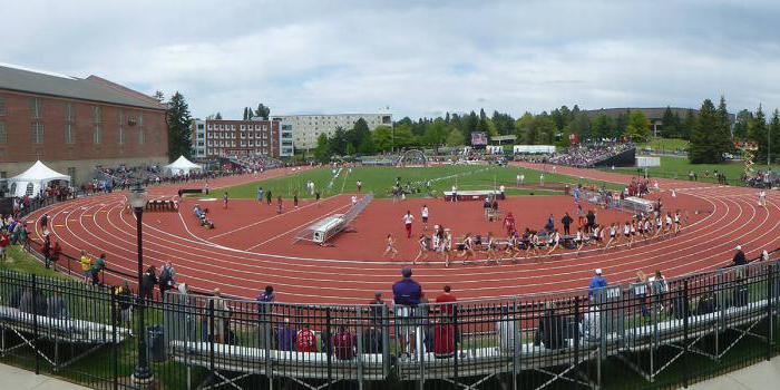 indoor track and field arena