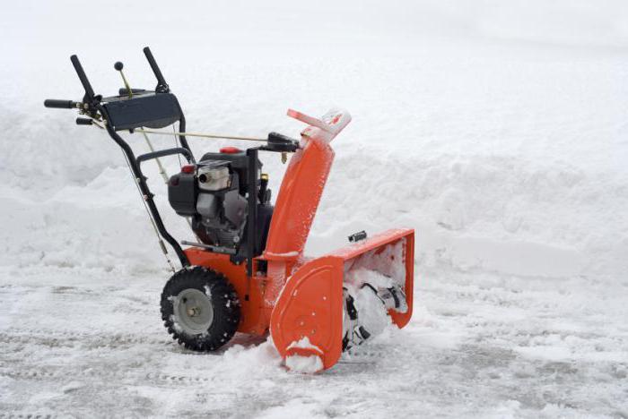 snow clearing equipment for a summer residence