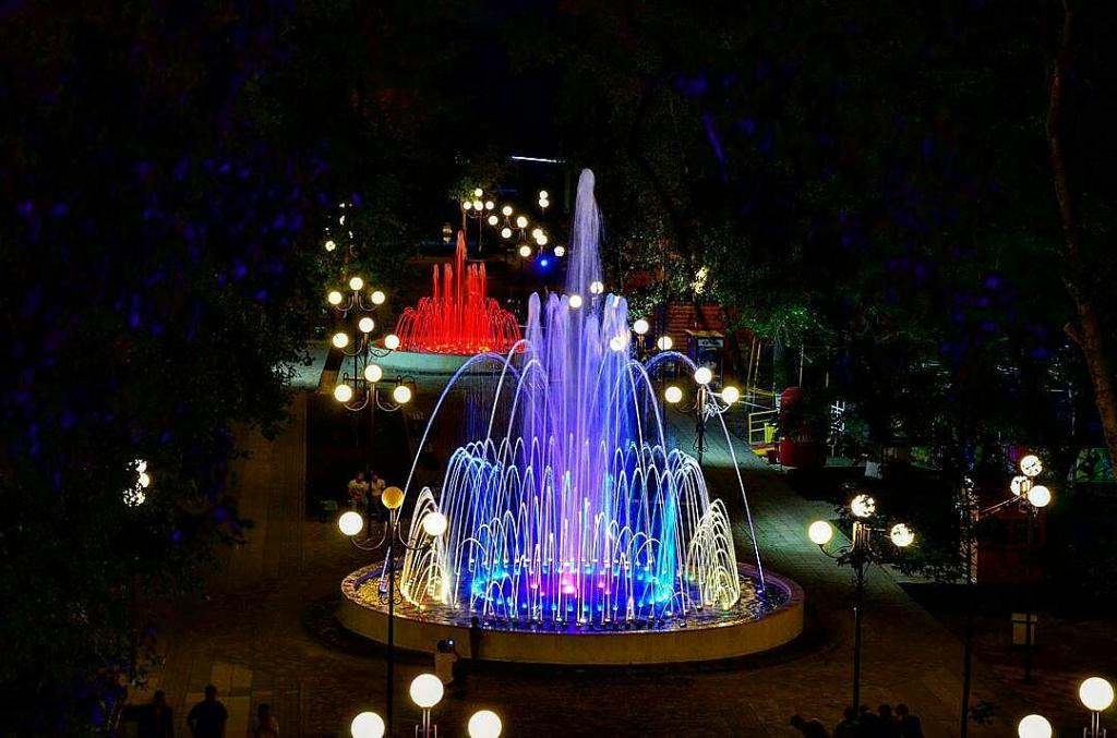 Цветомузыкальные фонтаны в парке