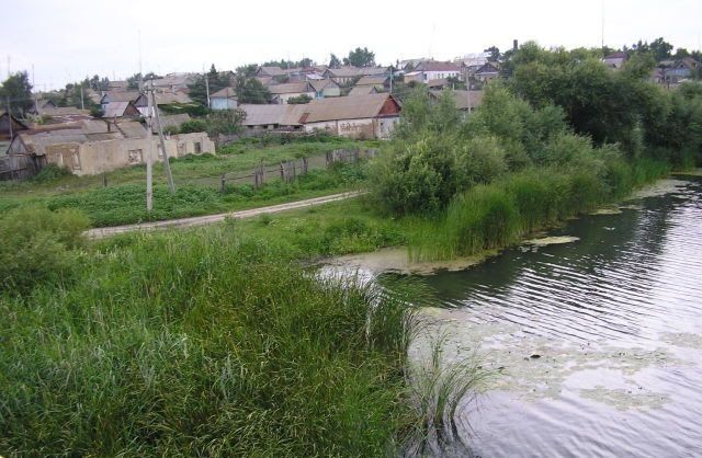 Село Широкий Карамыш на реке