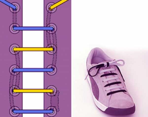 ways to tie shoelaces