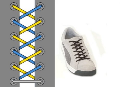 ways to tie laces on sneakers