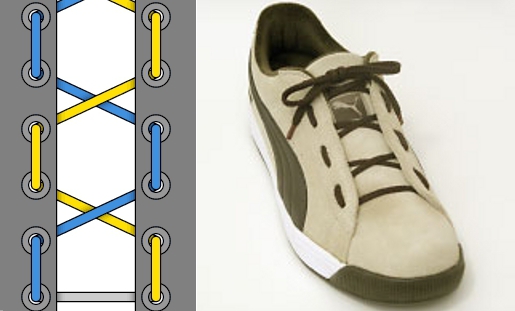 methods of tying shoelaces the most original