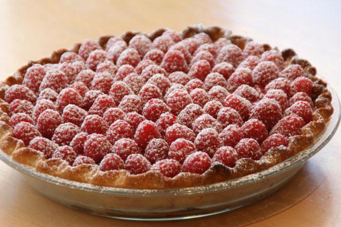 пирог со свежей малиной рецепт с фото