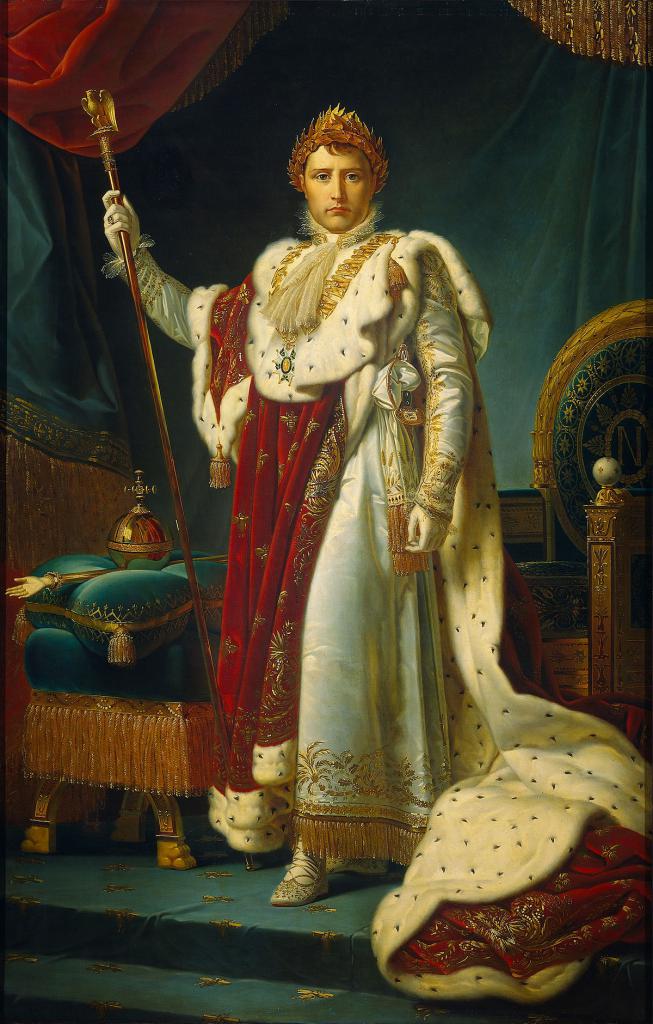 Наполеон в королевском облачении