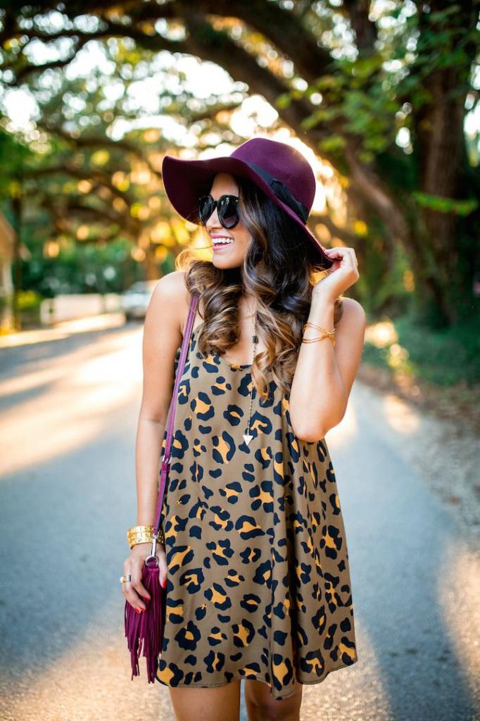 Платья леопардового цвета