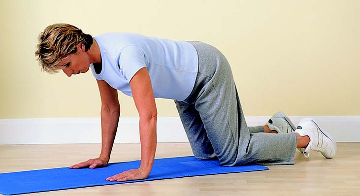 Упражнения при остеопорозе для спины