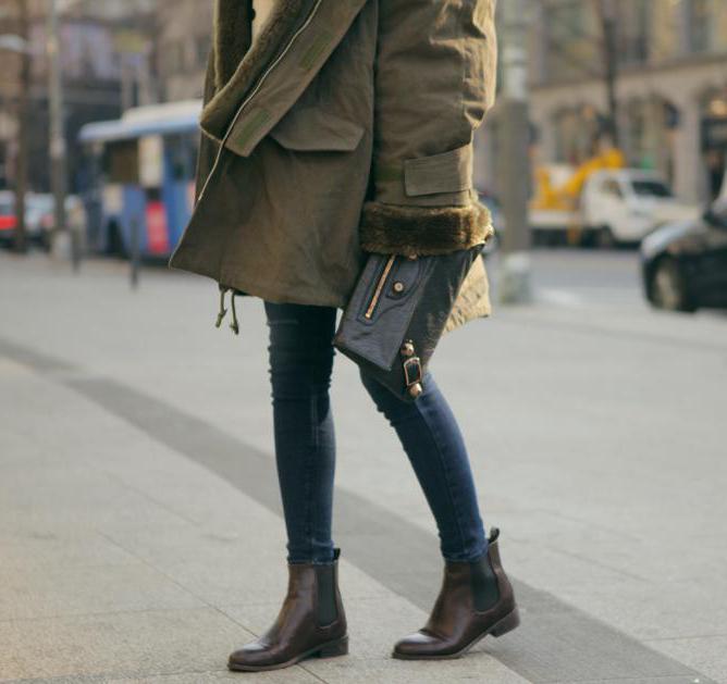 Ботинки челси женские зимние с чем носить