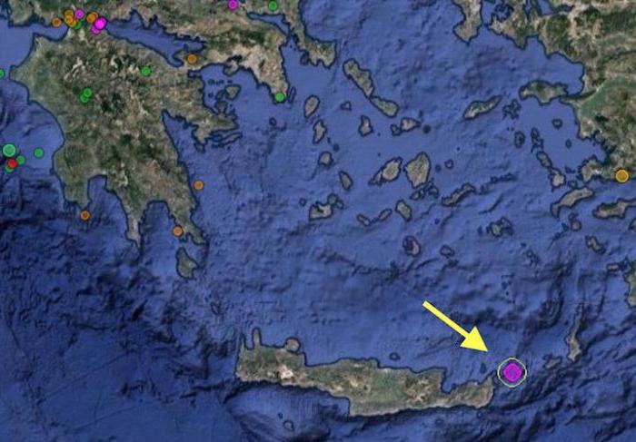 earthquake in greece crete