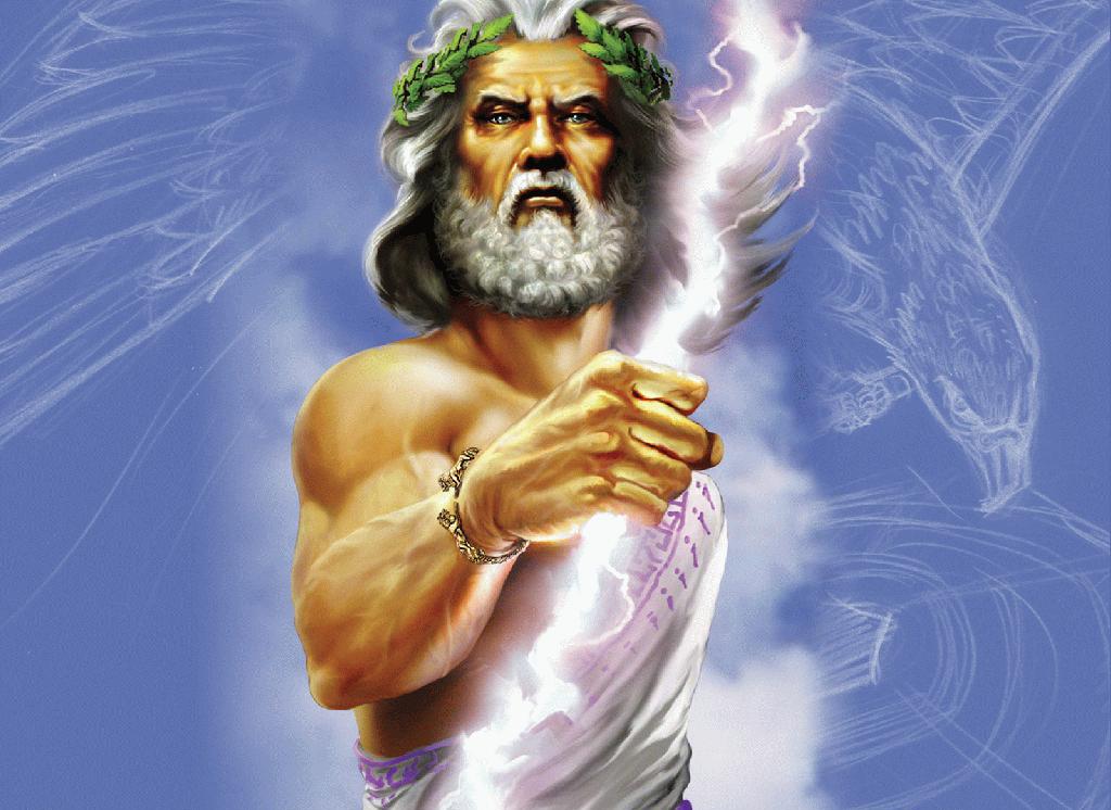 Бог Зевс-громовержец
