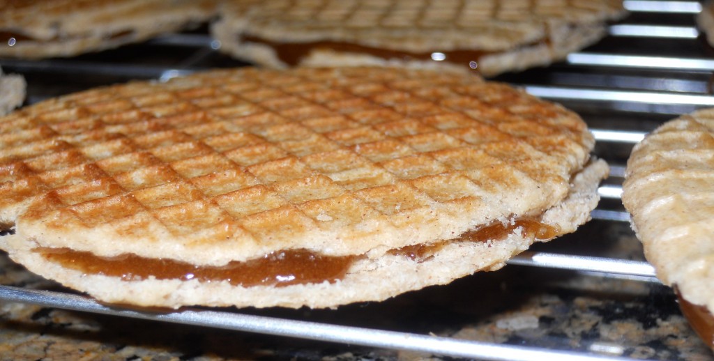 wafer cakes with boiled condensed milk