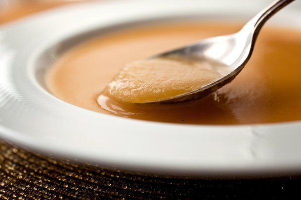 протертый суп - основа диеты при отравлении