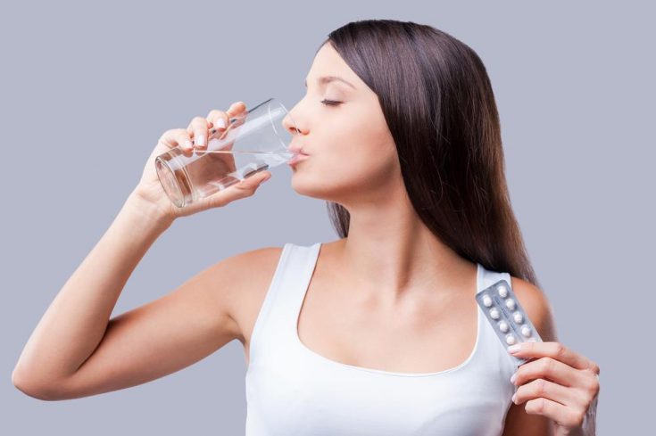 прием лекарства от астмы