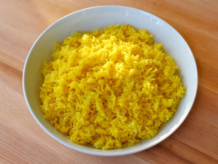 рис с добавлением шафрана