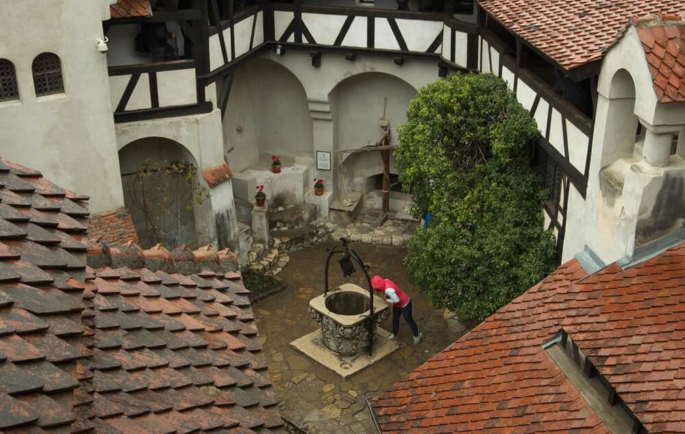 Castle courtyard