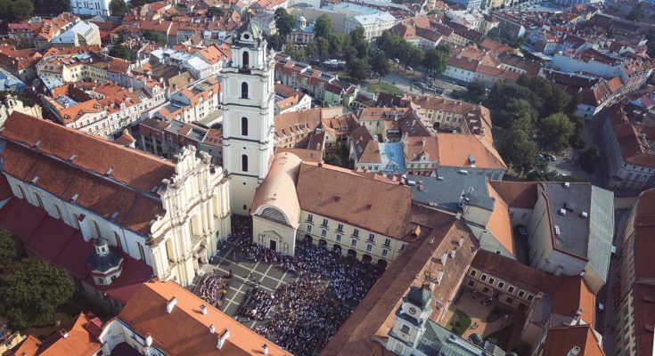 Panorama of Vilnius University