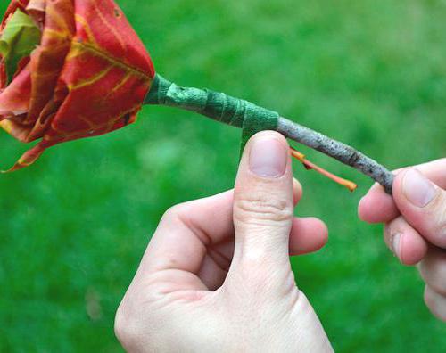 do-it-yourself autumn bouquet from improvised materials