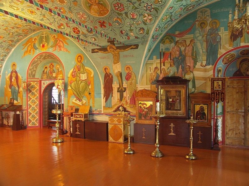Троицкий Герасимо-Болдинский мужской монастырь роспись стен