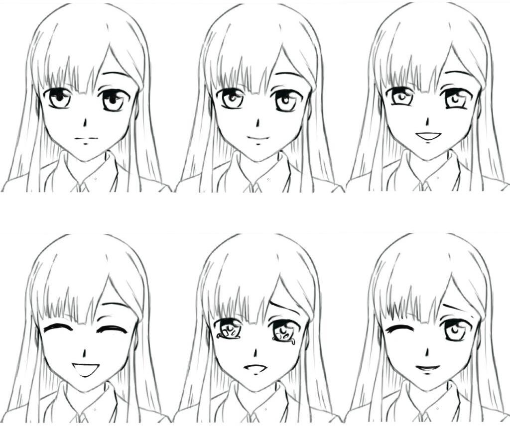 Как нарисовать карандашом аниме глаза девушки