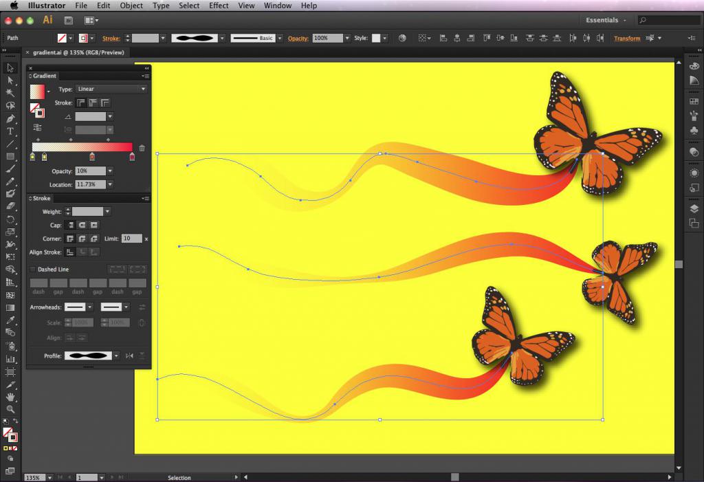 Как переместить объект в adobe illustrator