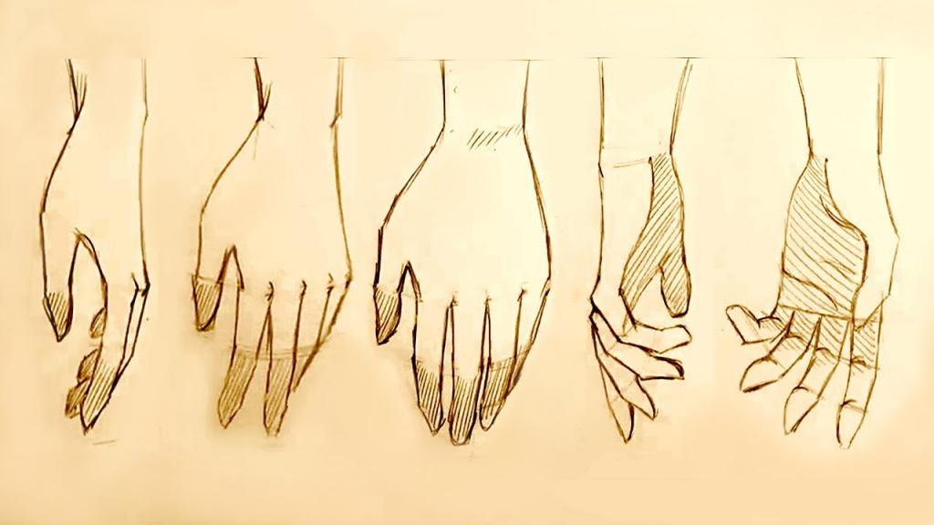 Рисование рук