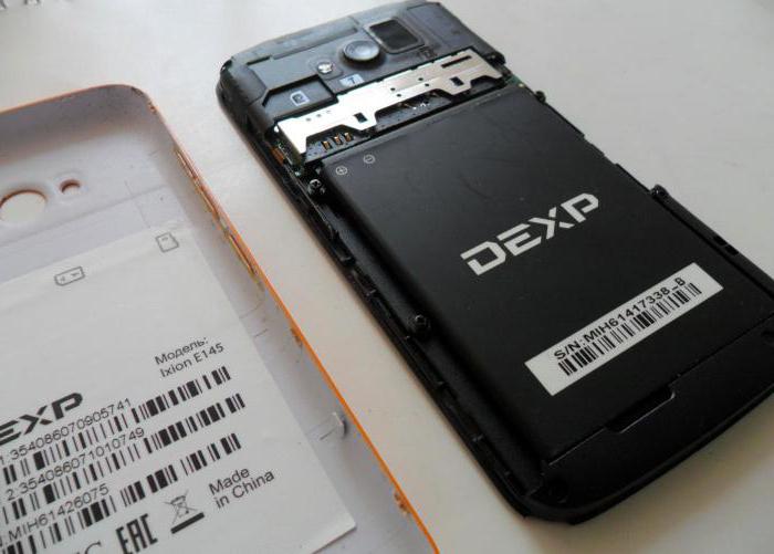 dexp ixion e145 аккумулятор