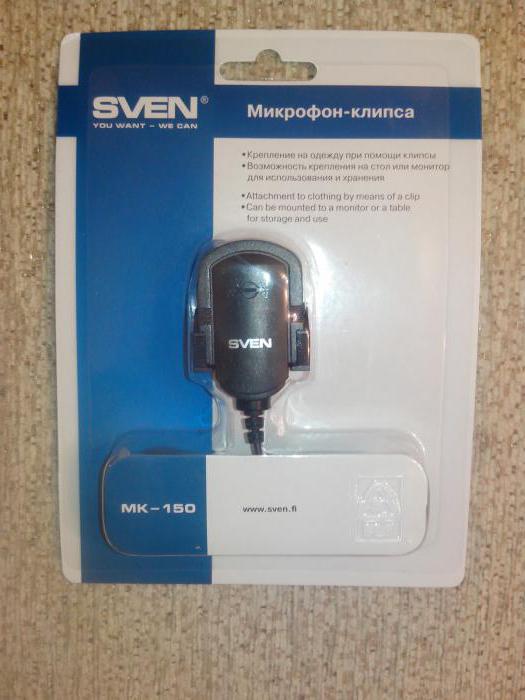 микрофон клипса sven mk 150